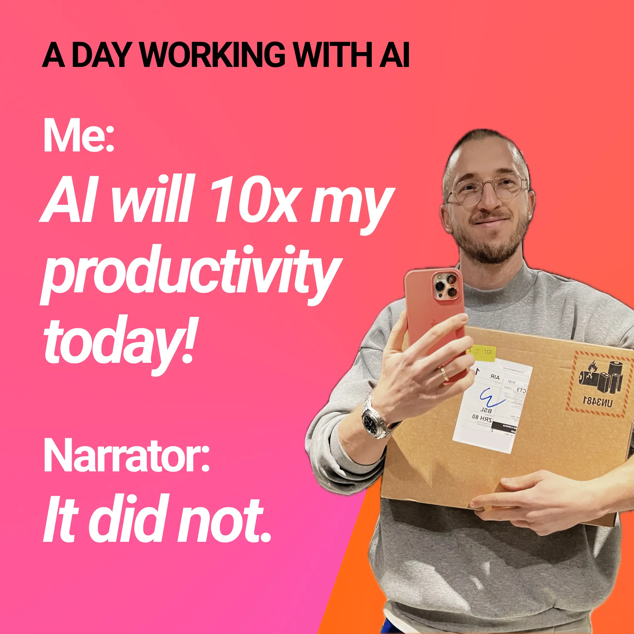 A Day Working With AI