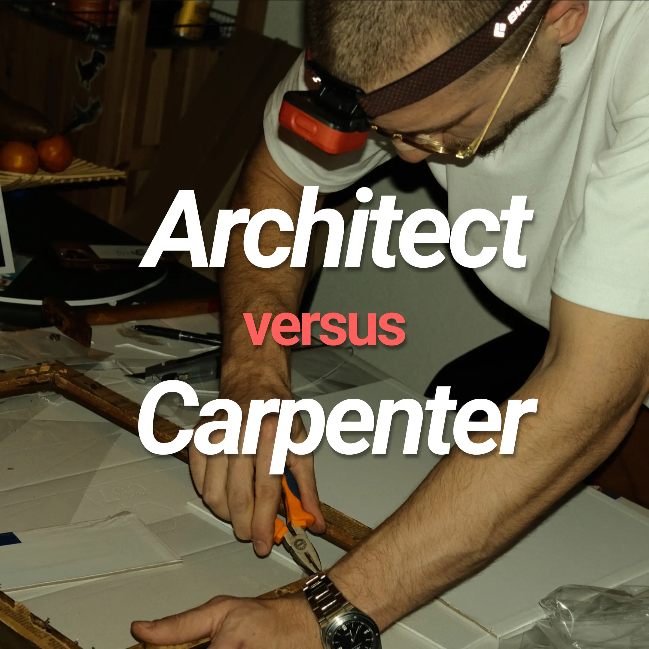 Architect versus Carpenter